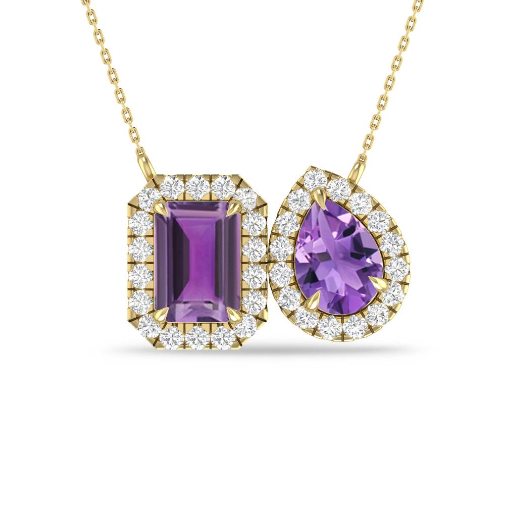Yellow Gold - Amethyst