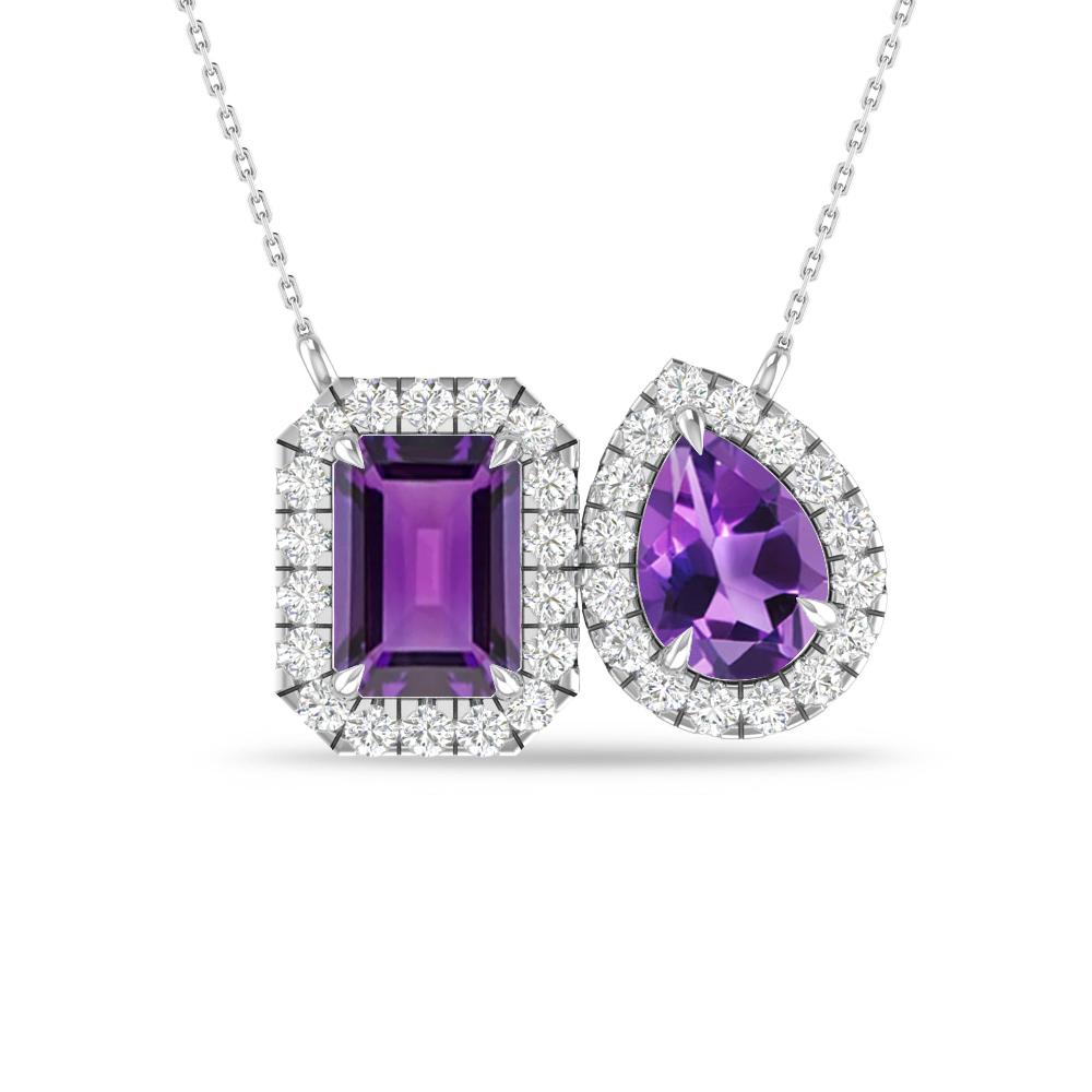 White Gold - Amethyst