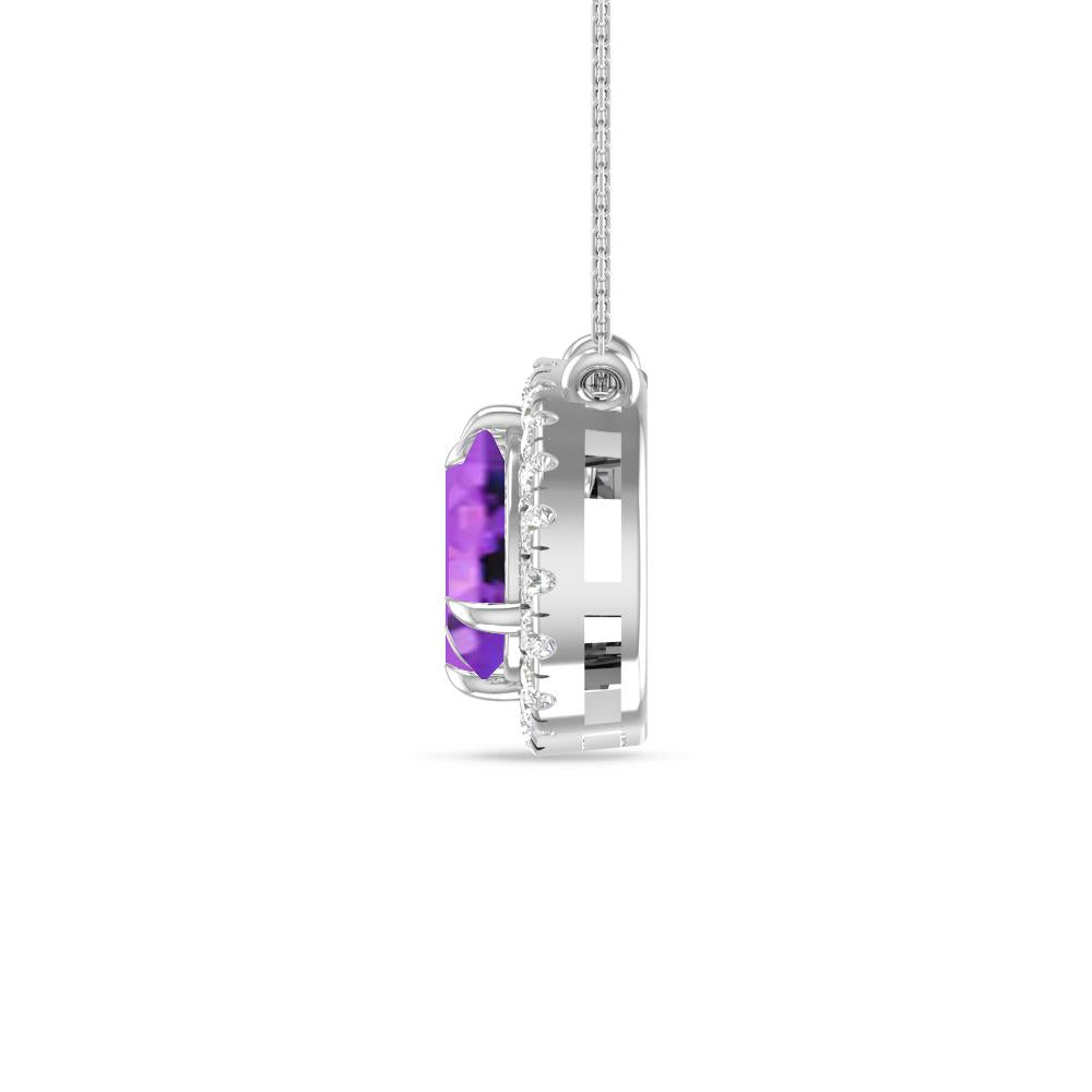 White Gold - Amethyst