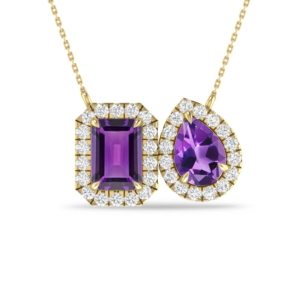 Yellow Gold - Amethyst
