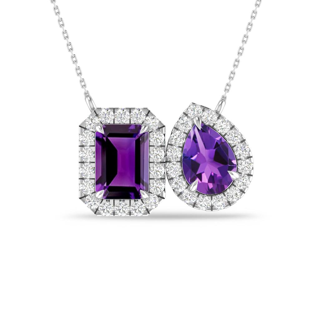 White Gold - Amethyst