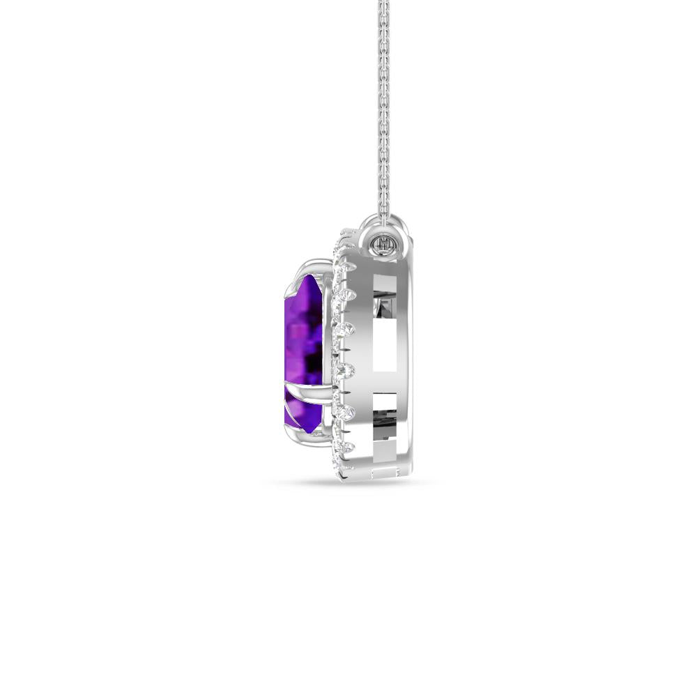 White Gold - Amethyst