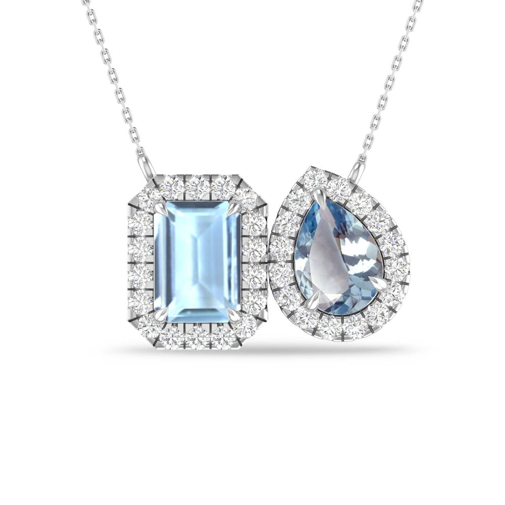 White Gold - Aquamarine