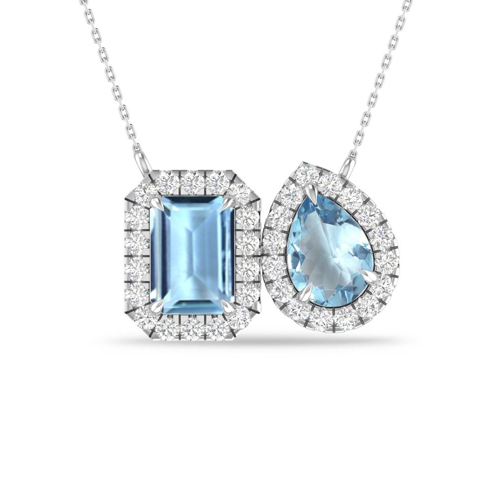 White Gold - Aquamarine