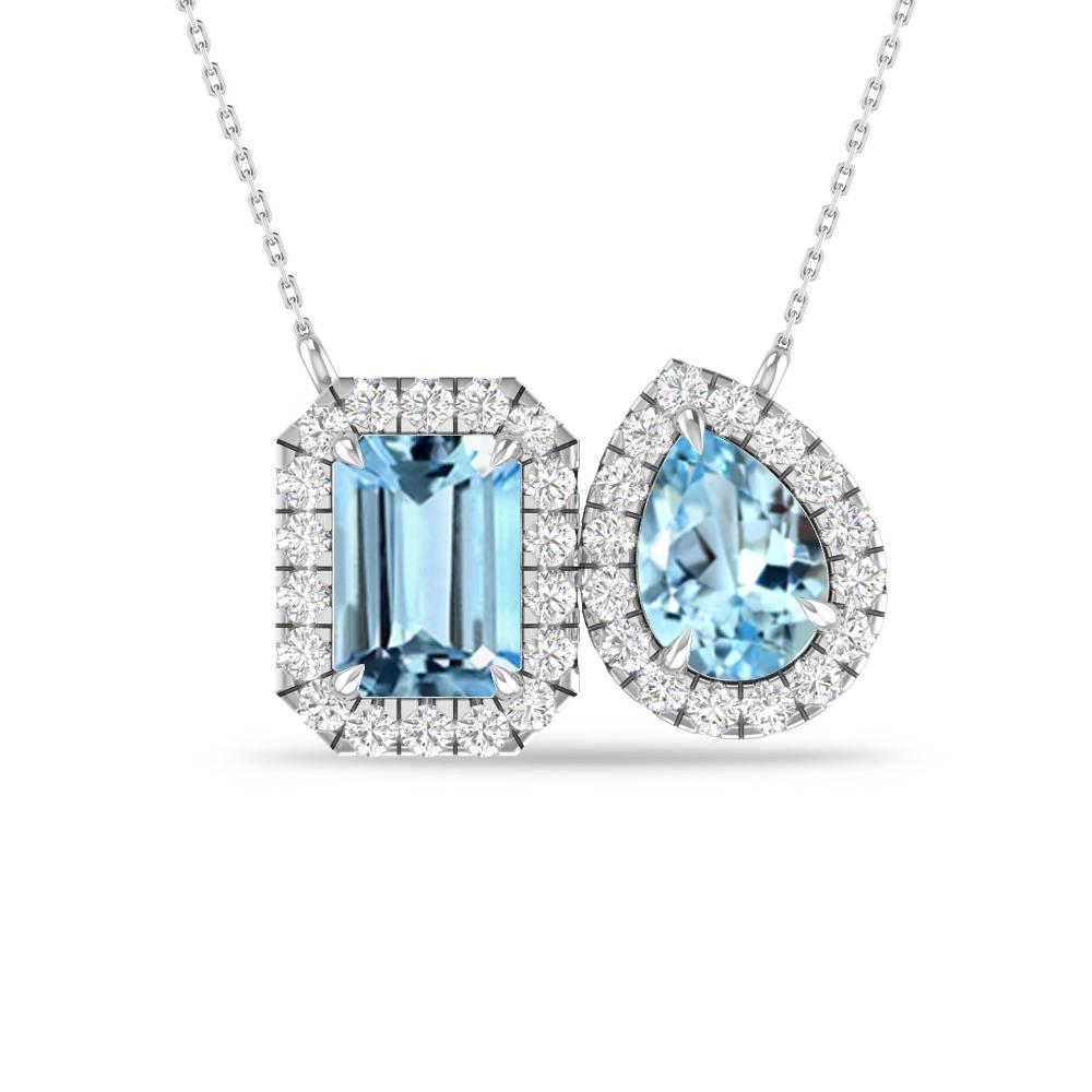 White Gold - Aquamarine