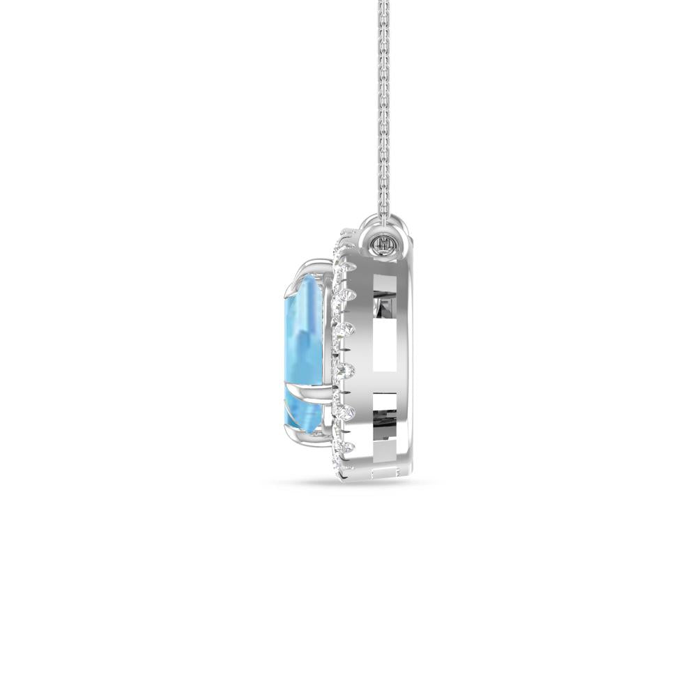White Gold - Aquamarine