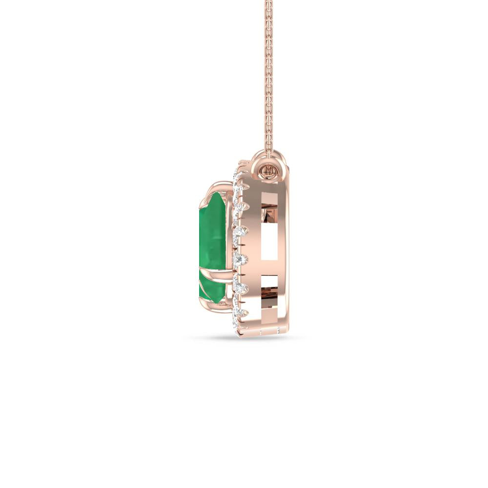 Rose Gold - Emerald