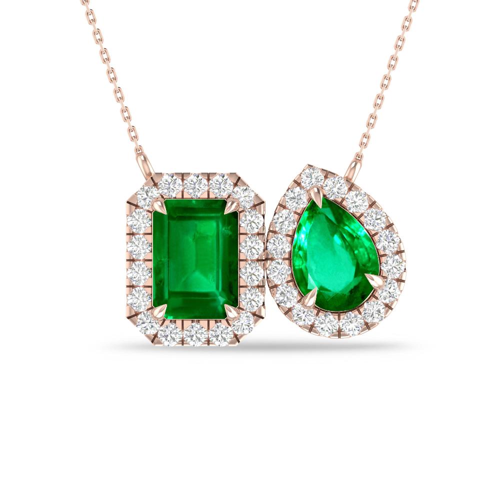 Rose Gold - Emerald