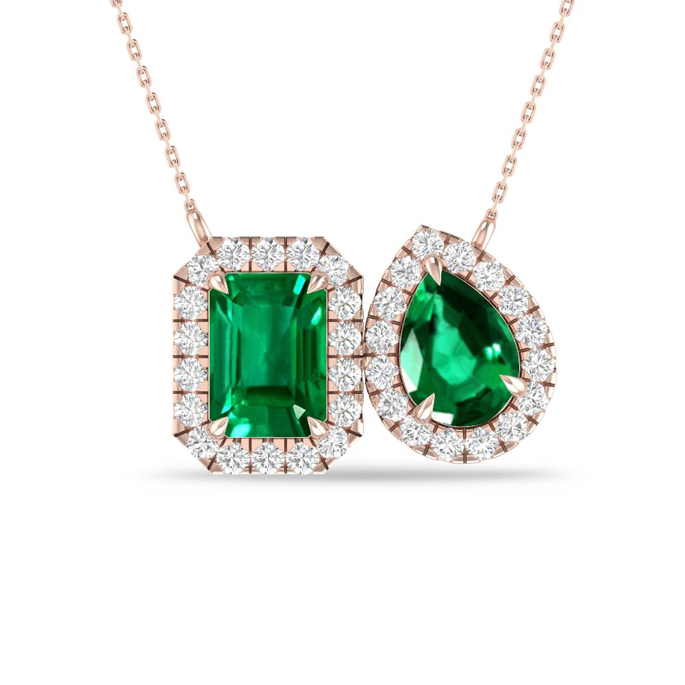 Rose Gold - Emerald