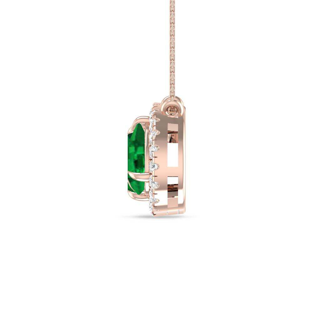 Rose Gold - Emerald