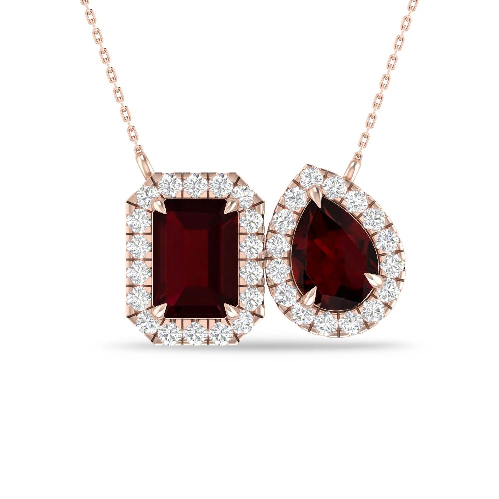 Rose Gold - Garnet