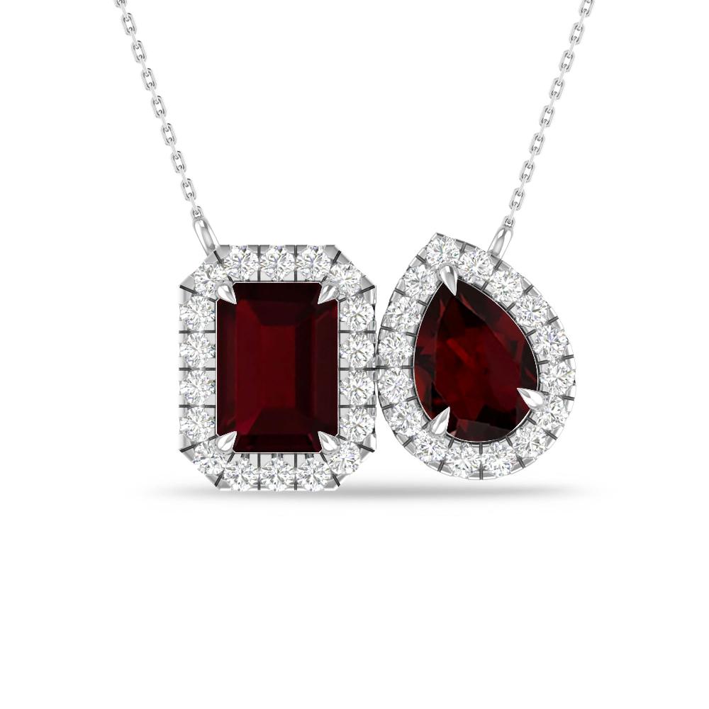 White Gold - Garnet