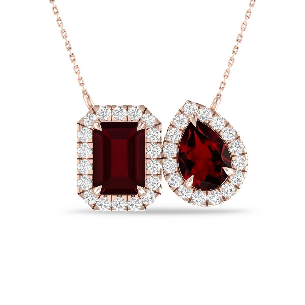 Rose Gold - Garnet