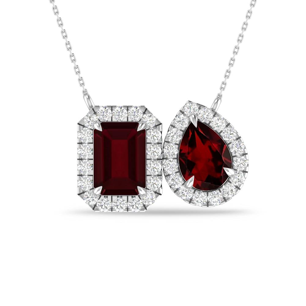 White Gold - Garnet