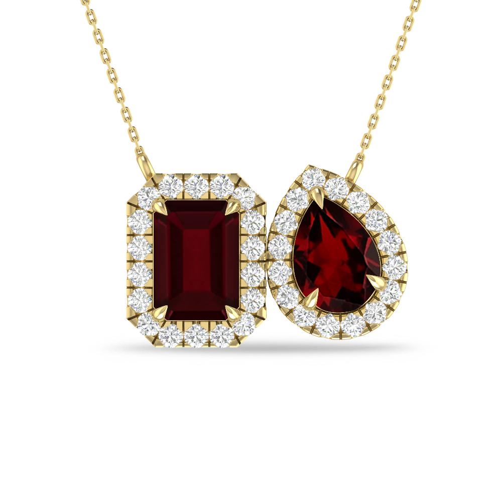 Yellow Gold - Garnet