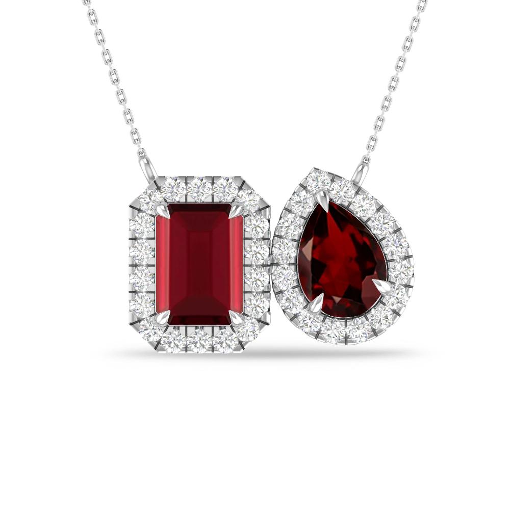 White Gold - Garnet