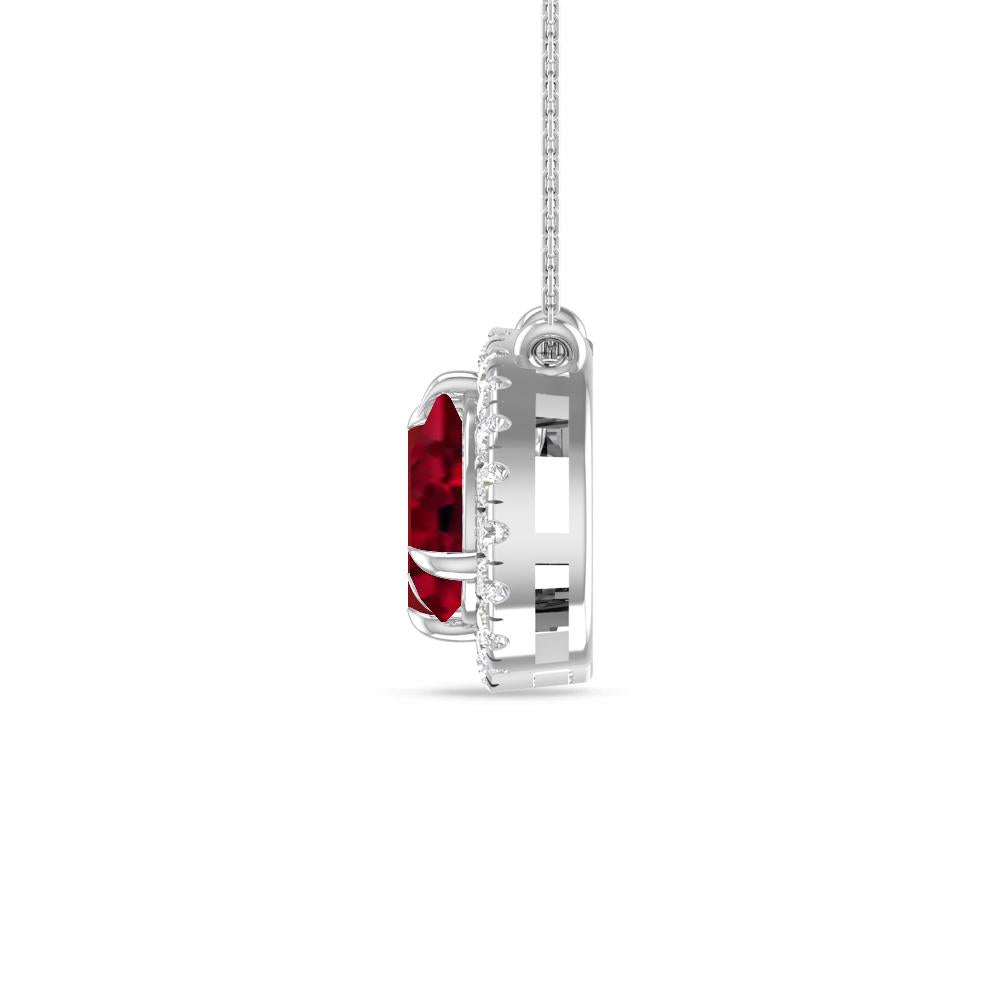 White Gold - Garnet