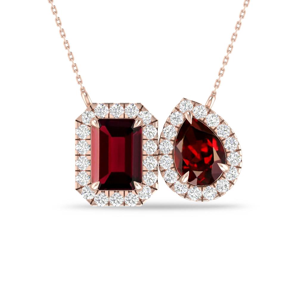 Rose Gold - Garnet