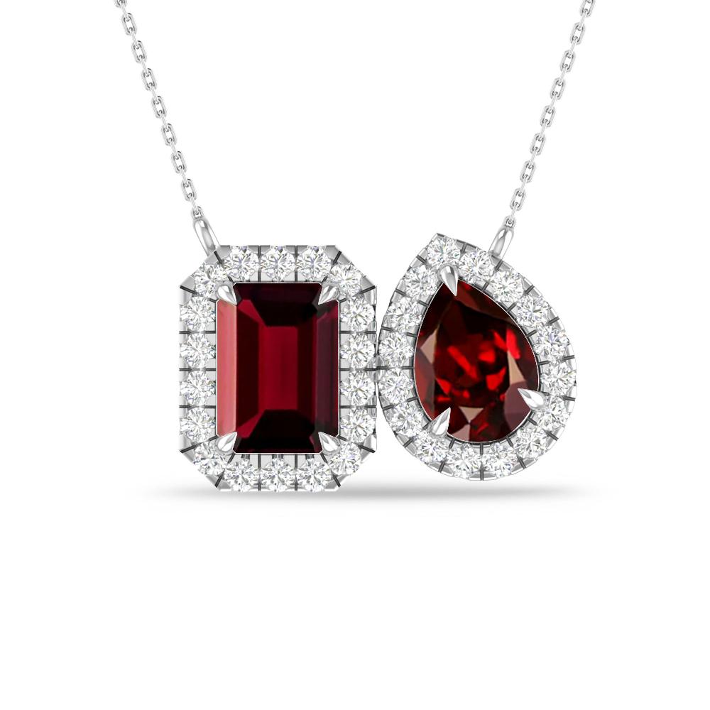 White Gold - Garnet