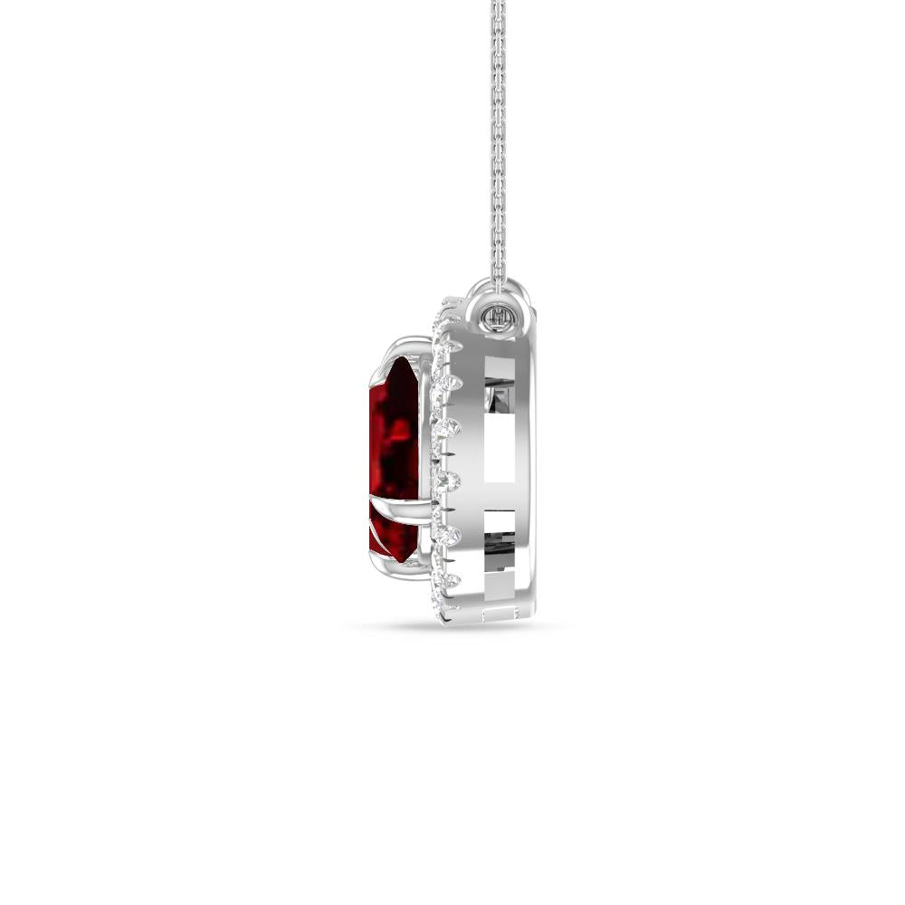 White Gold - Garnet