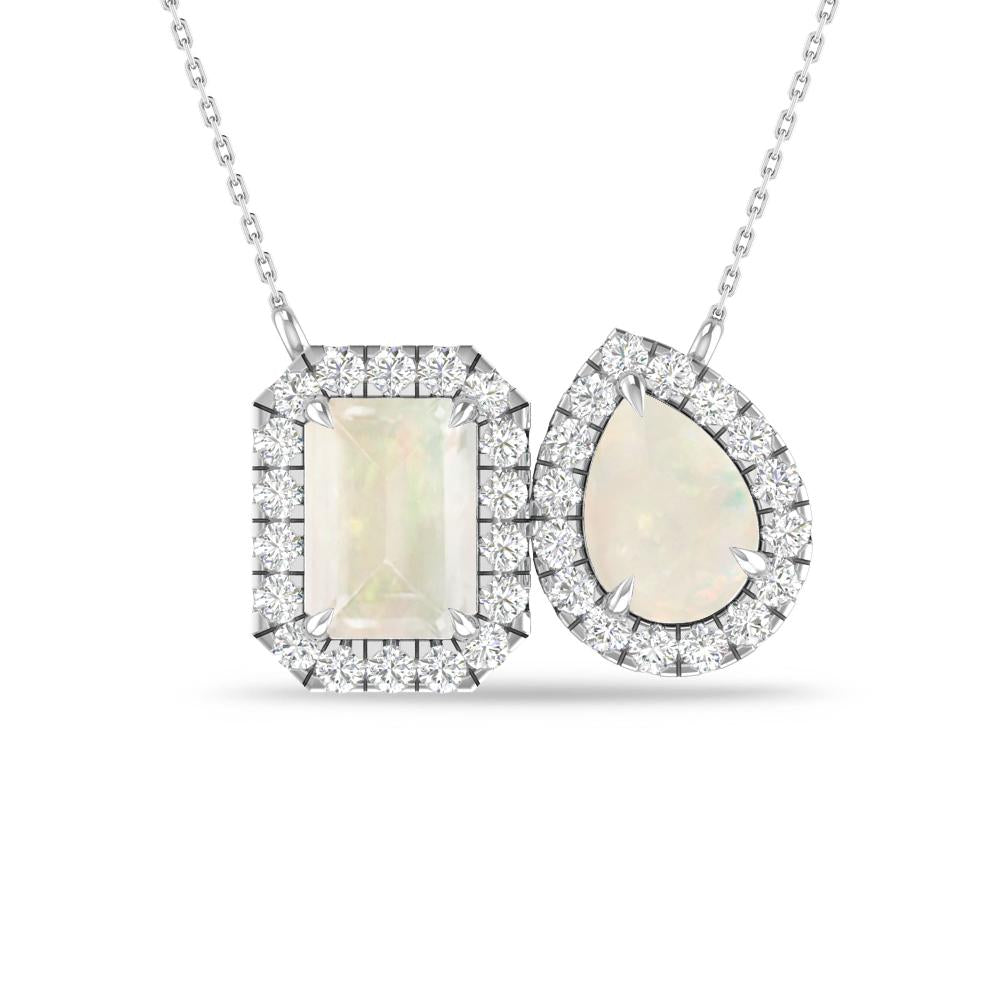 White Gold - Opal