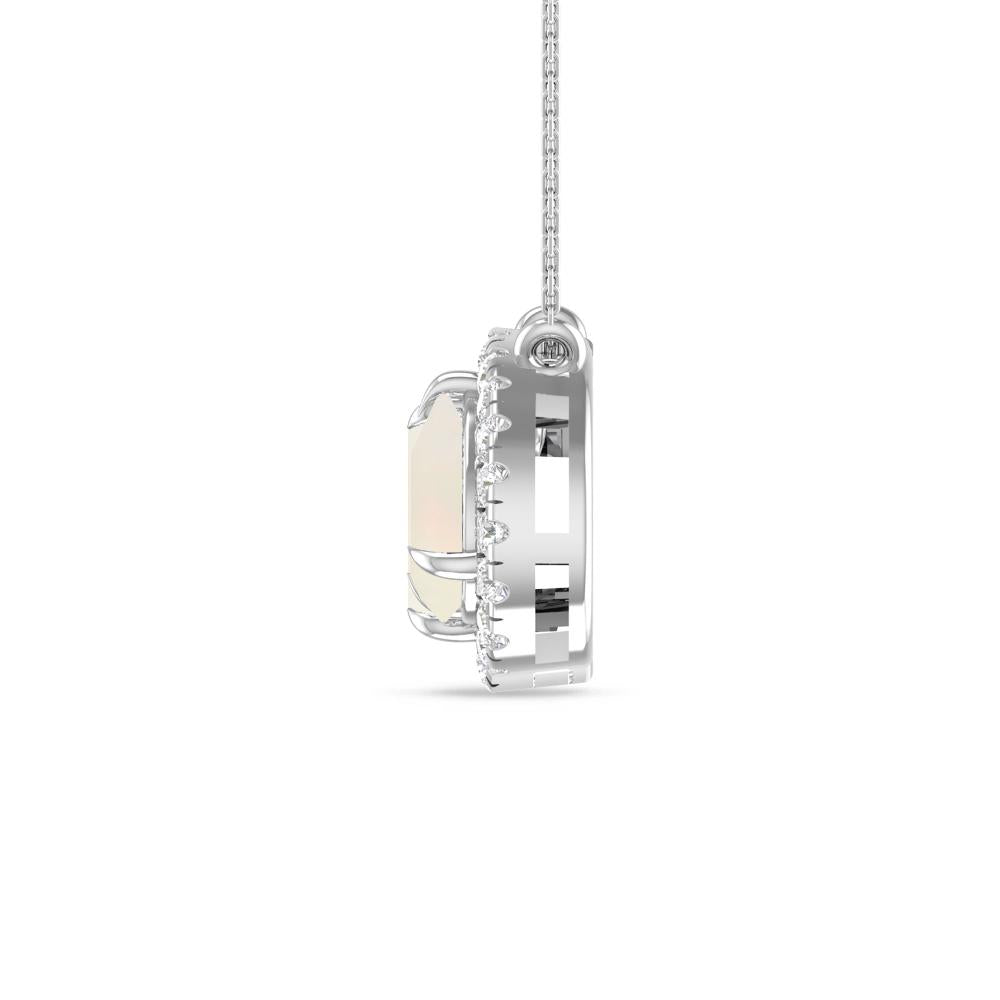 White Gold - Opal