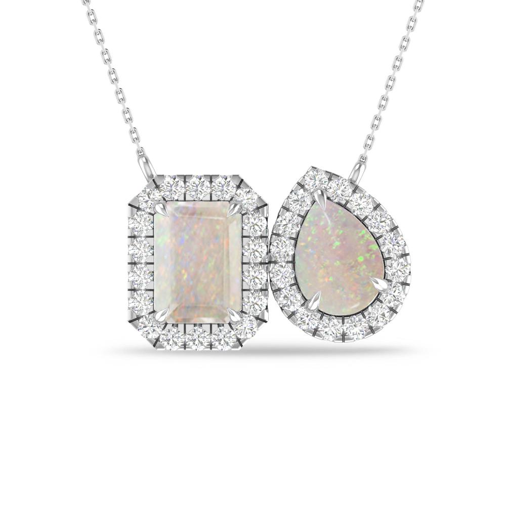 White Gold - Opal