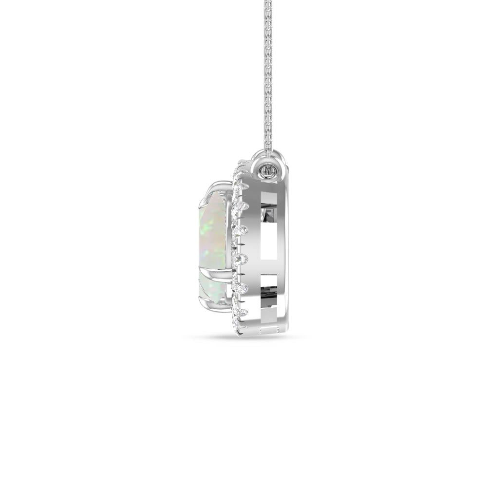 White Gold - Opal