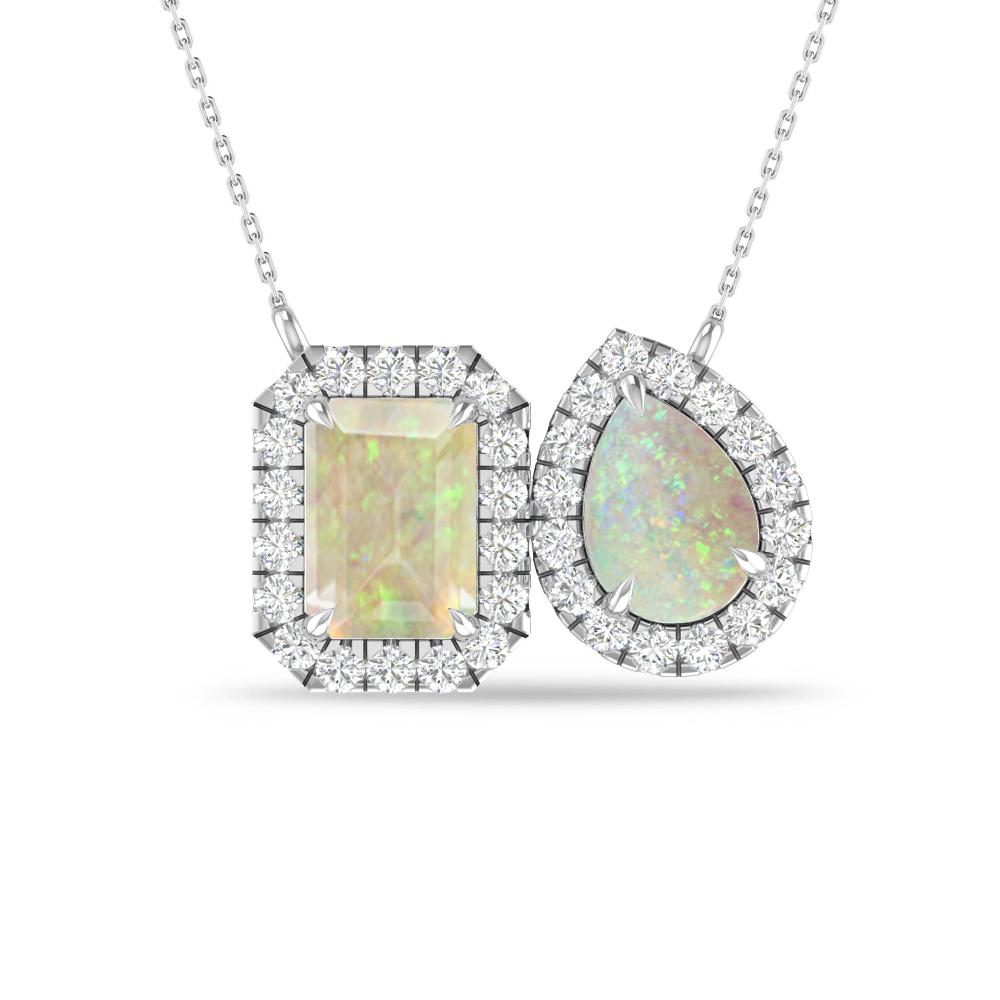 White Gold - Opal