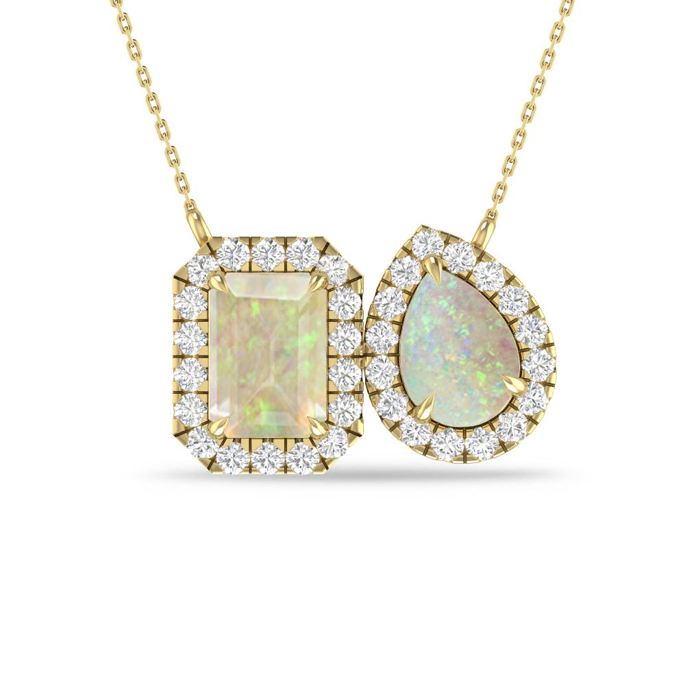 Yellow Gold - Opal