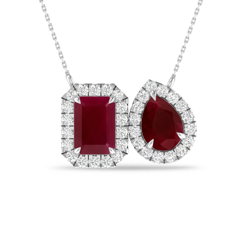 White Gold - Ruby