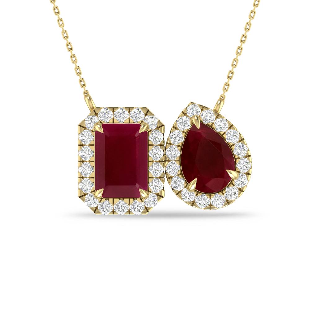 Yellow Gold - Ruby