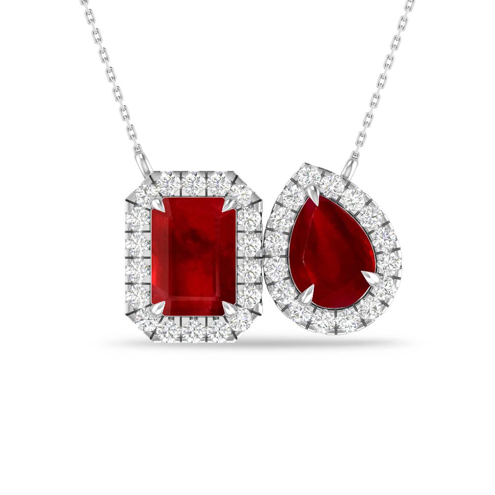 White Gold - Ruby