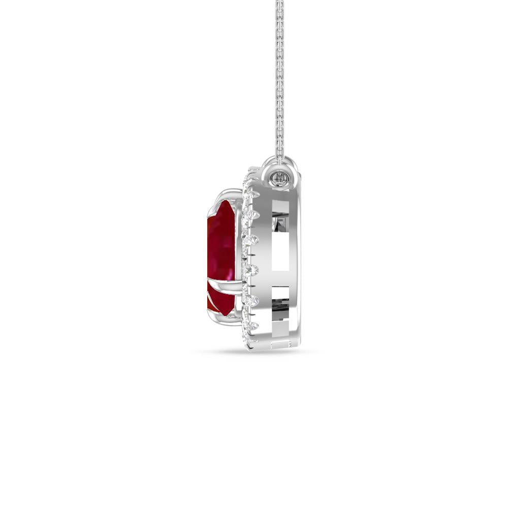 White Gold - Ruby