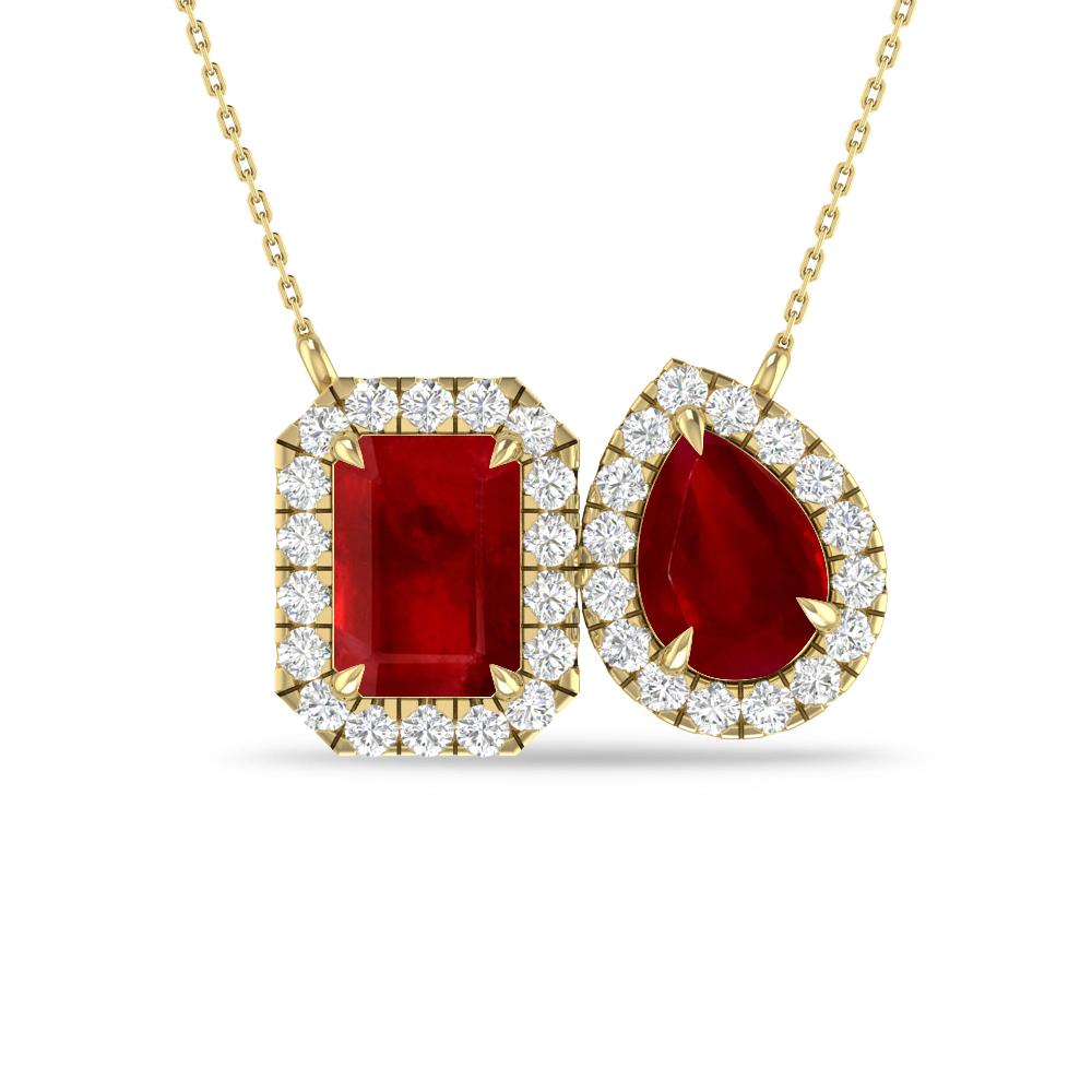 Yellow Gold - Ruby