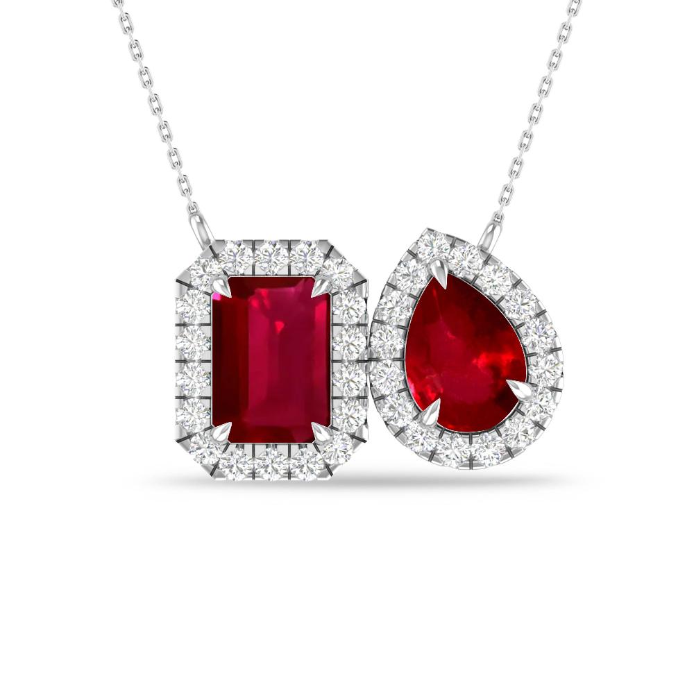 White Gold - Ruby
