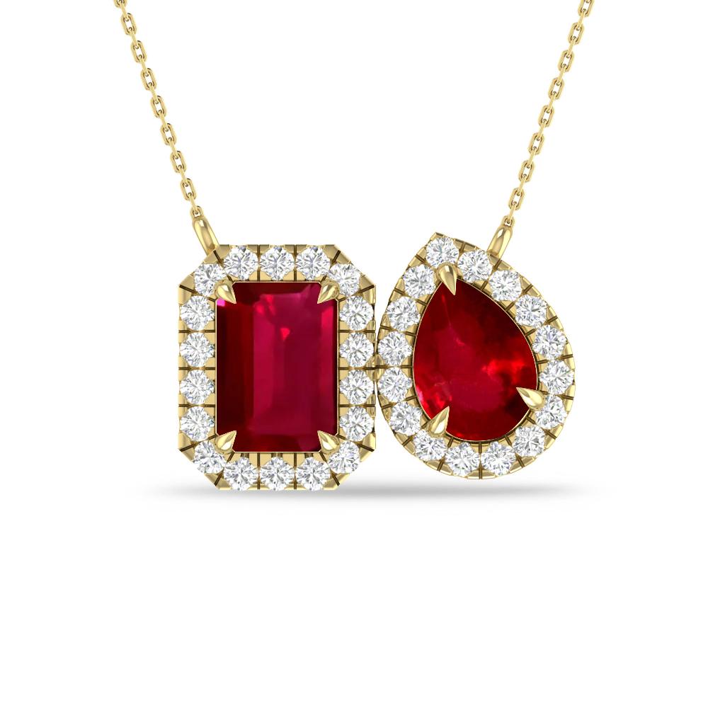 Yellow Gold - Ruby