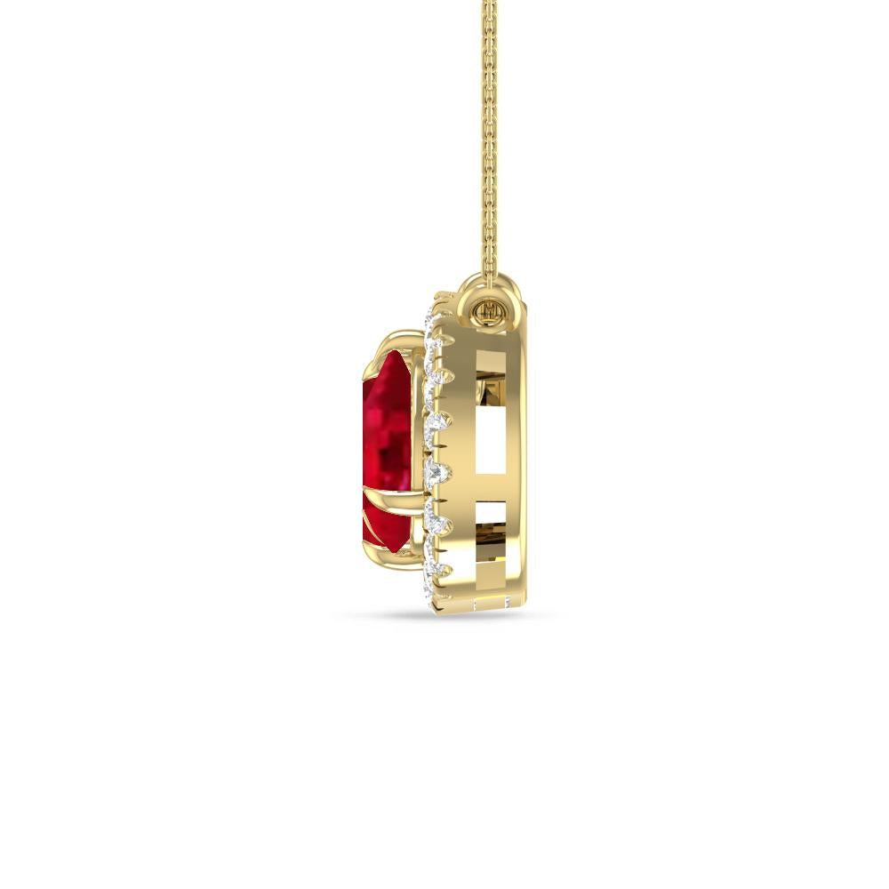 Yellow Gold - Ruby