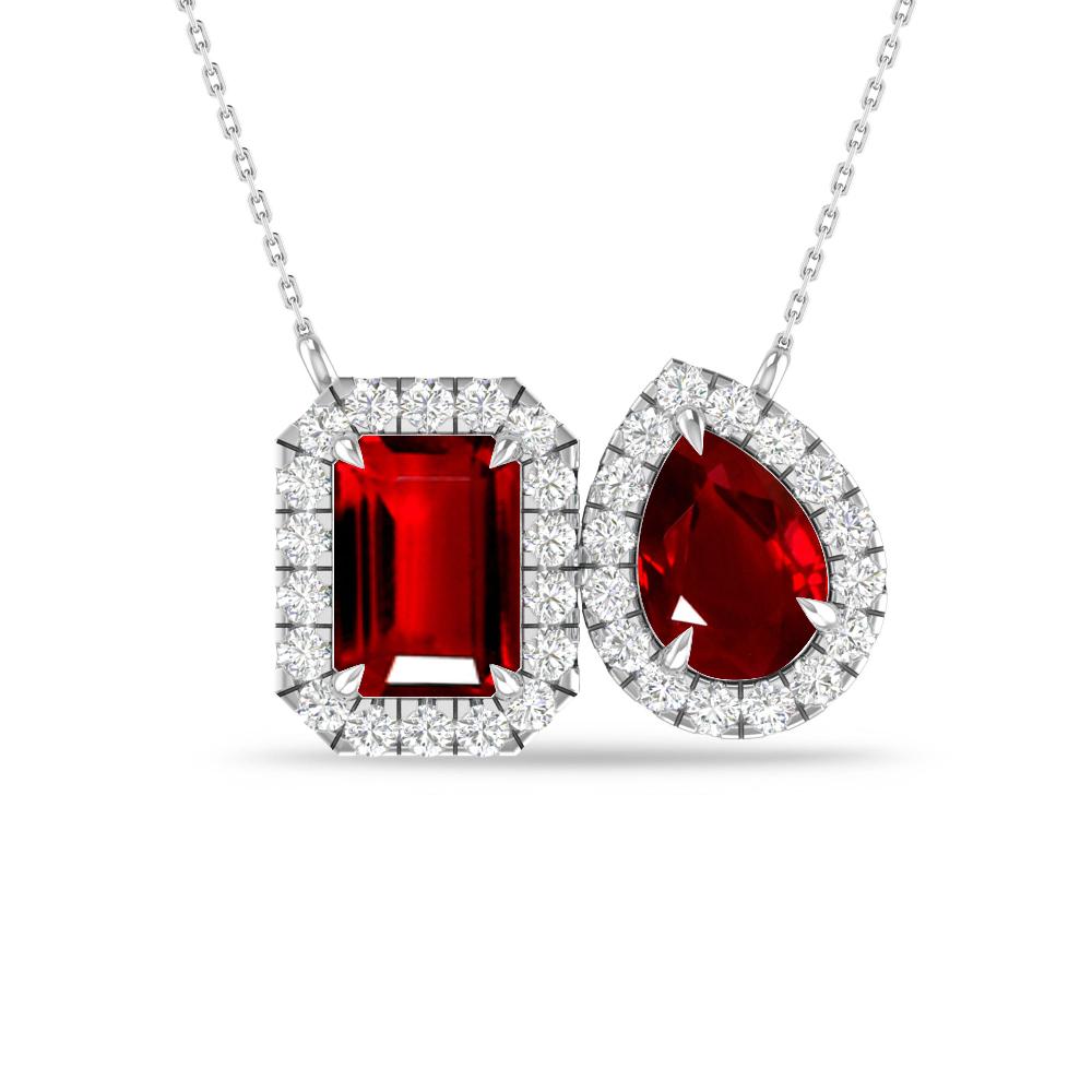 White Gold - Ruby