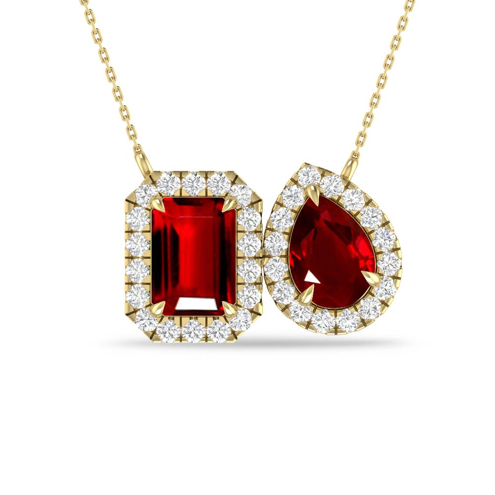 Yellow Gold - Ruby
