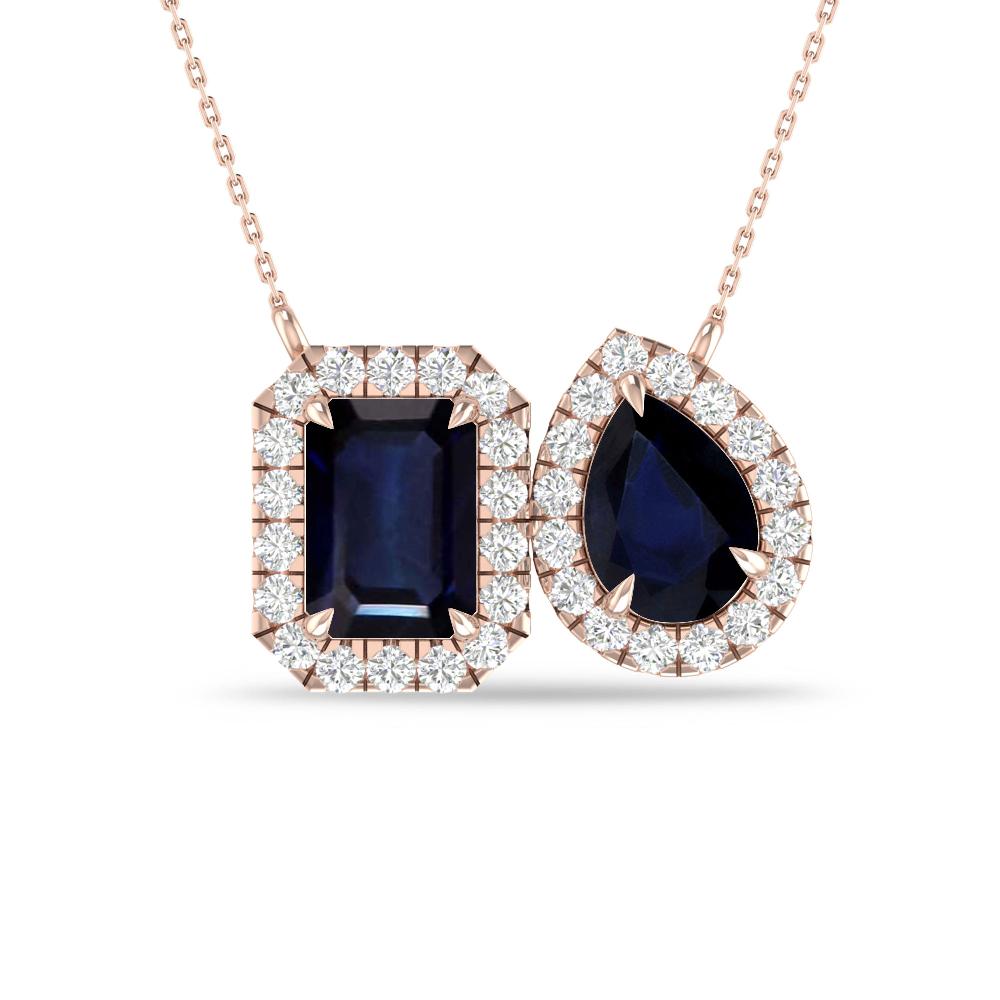 Rose Gold - Sapphire
