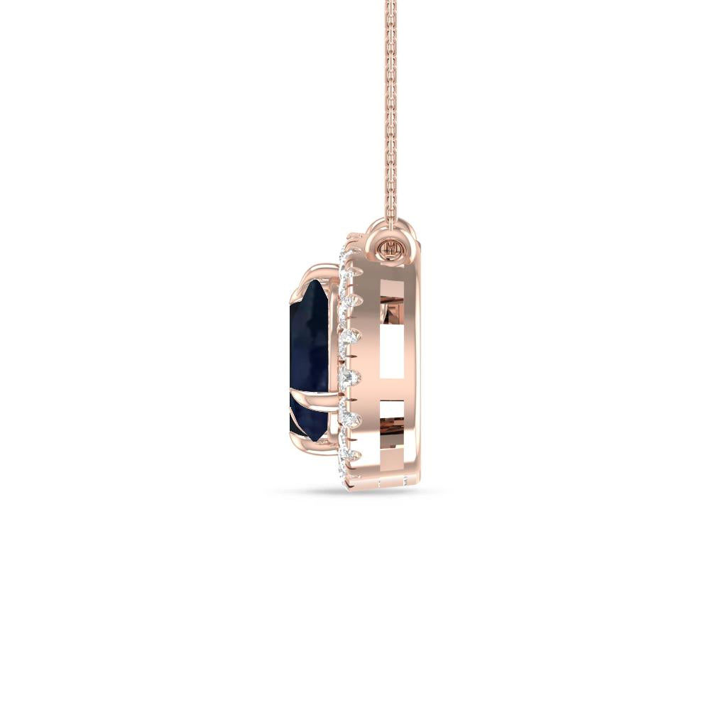 Rose Gold - Sapphire