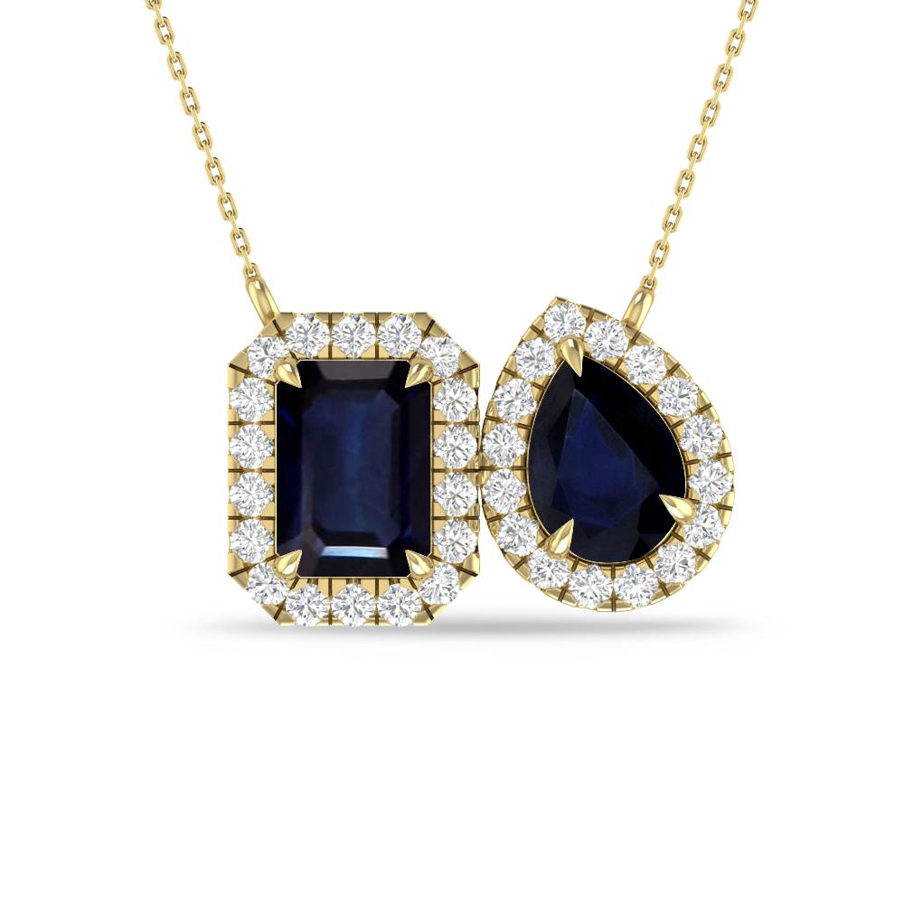 Yellow Gold - Sapphire