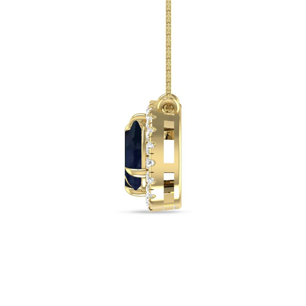 Yellow Gold - Sapphire