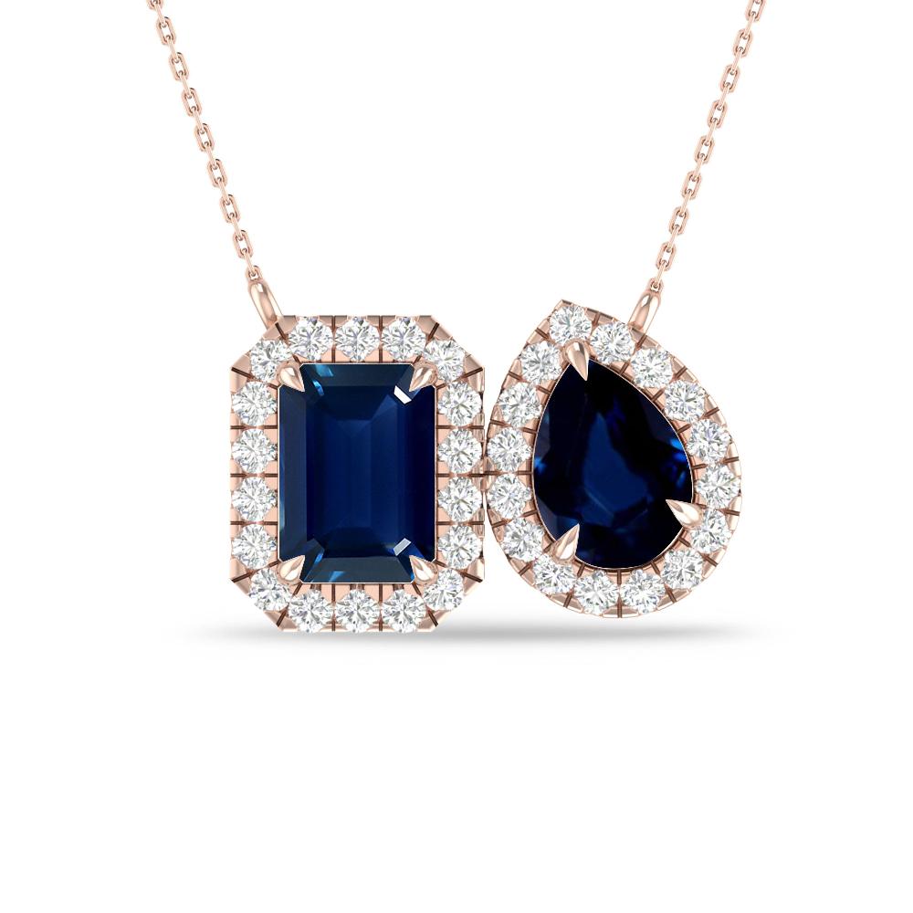 Rose Gold - Sapphire