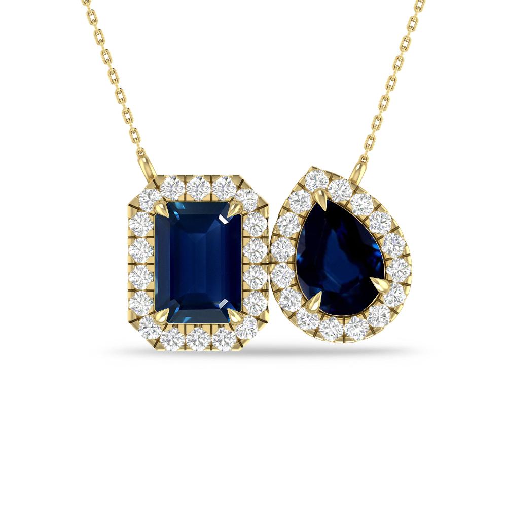 Yellow Gold - Sapphire