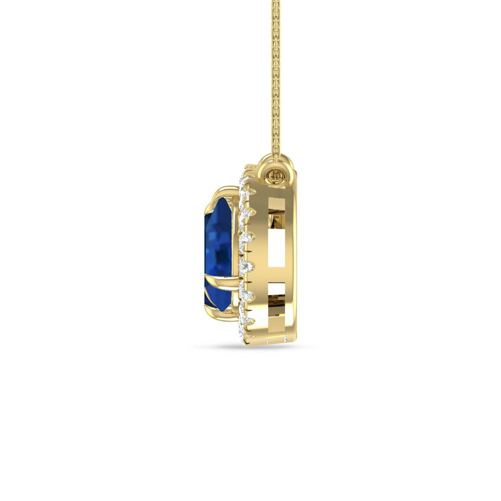 Yellow Gold - Sapphire