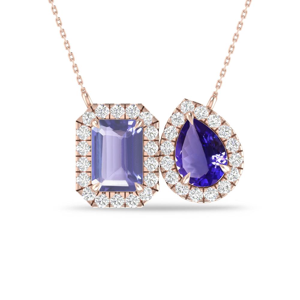 Rose Gold - Tanzanite