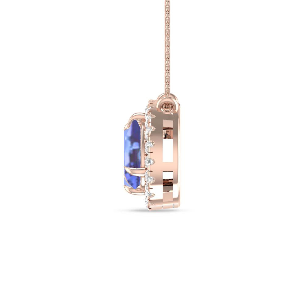 Rose Gold - Tanzanite