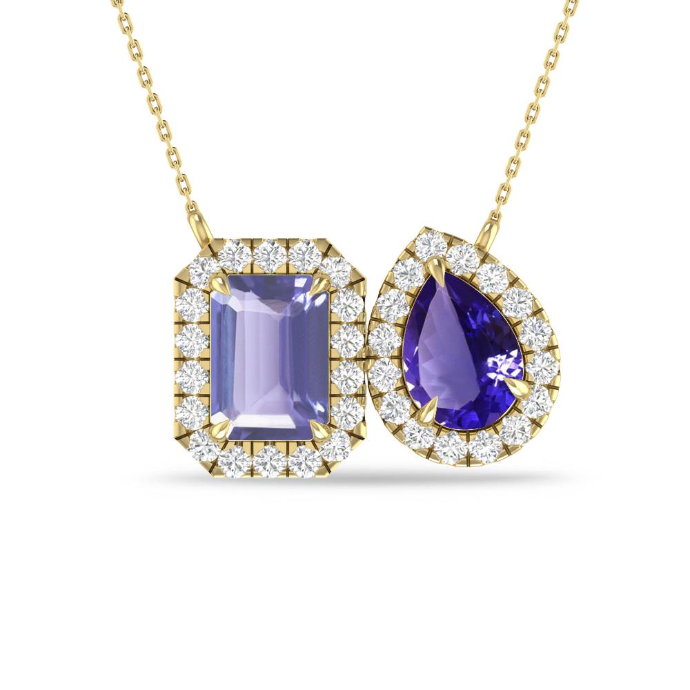 Yellow Gold - Tanzanite